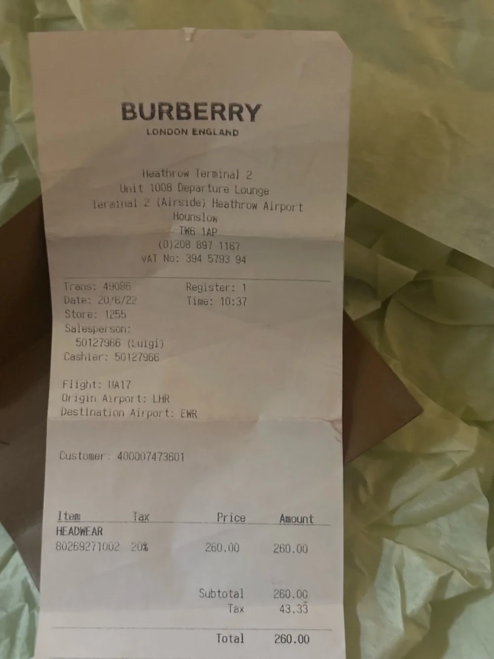 Burberry authentic vintage